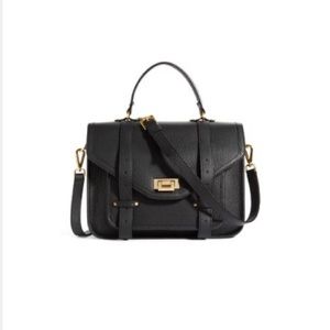 GiGi New York Hayden Satchel Pebble Leather
